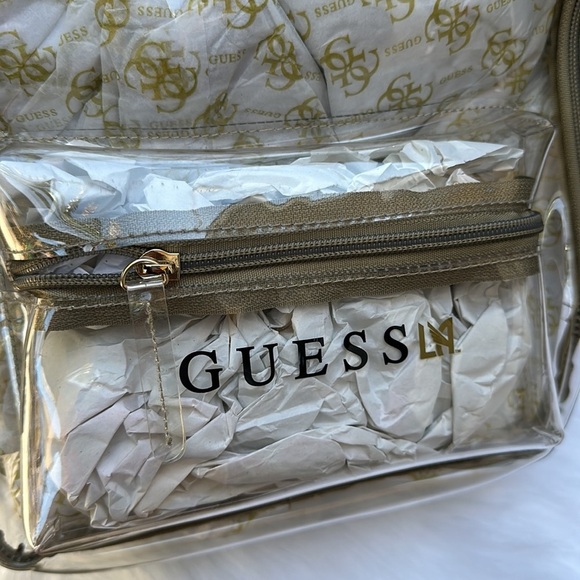 New GUESS Clear Small Backpack
